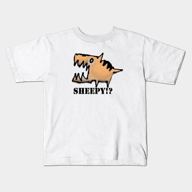 Has Sheepy!? Kids T-Shirt by LonelyWinters